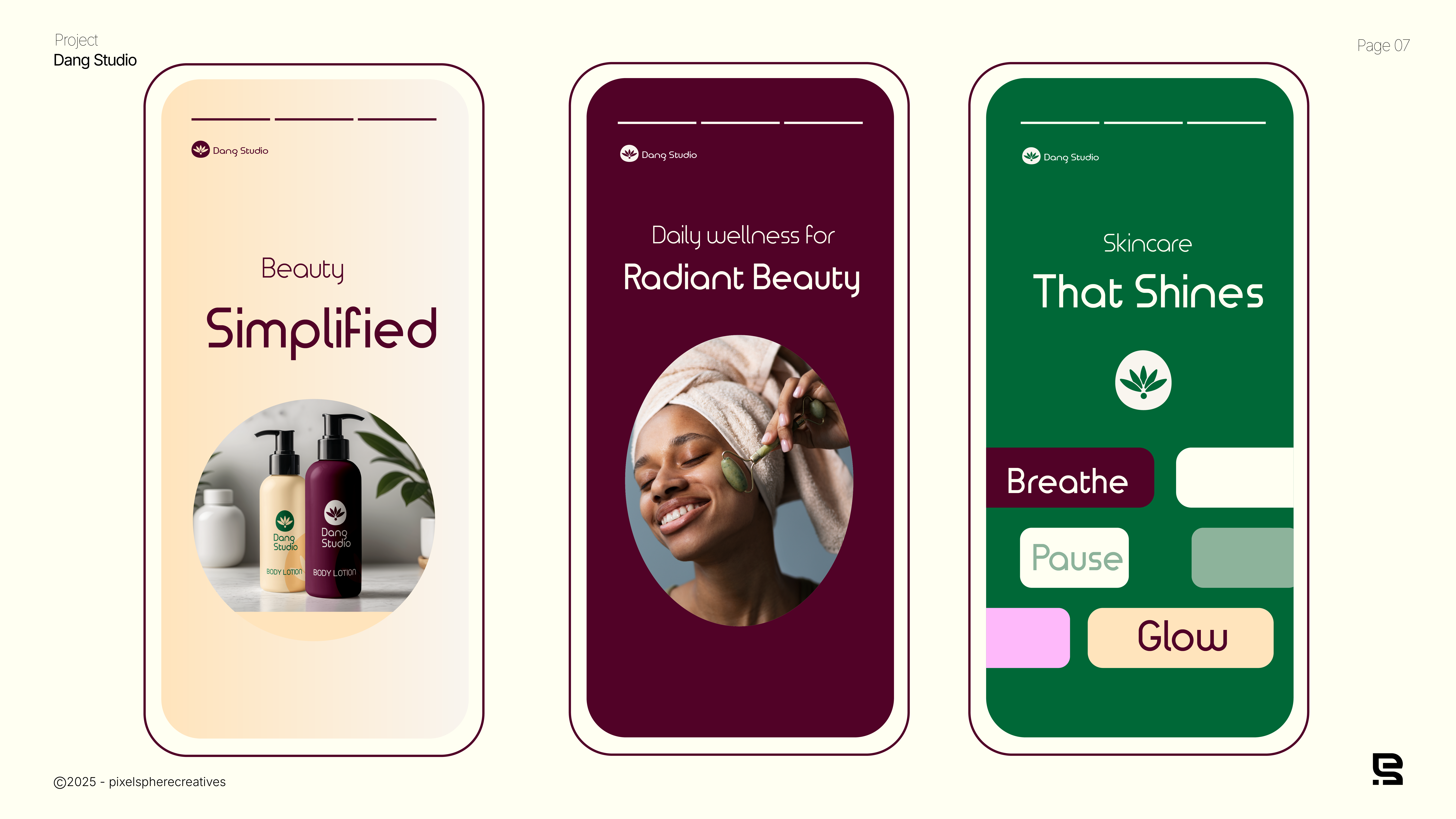 Beauty Hub design showcase 3