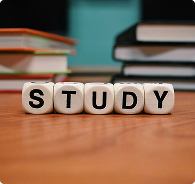 Study materials with STUDY text